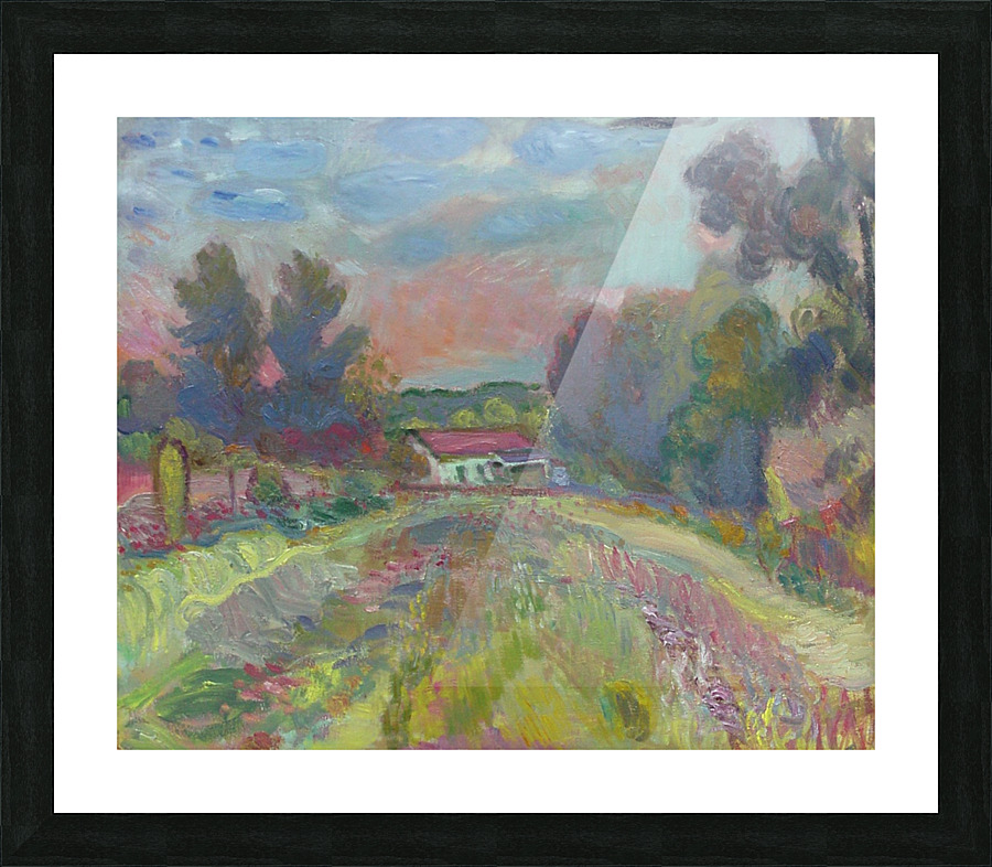 Upper Field - Light  Picture Frame print