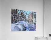 Montreal Winter Scene Acrylic Print