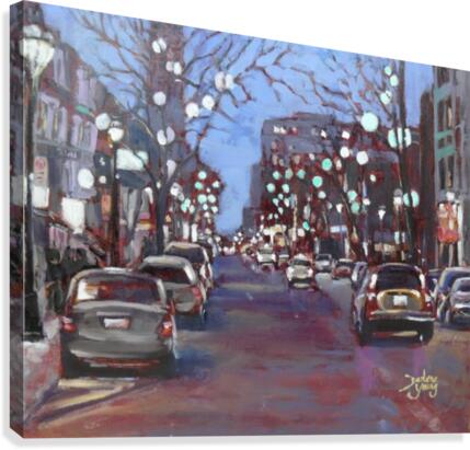 Rue St Denis Canvas Print