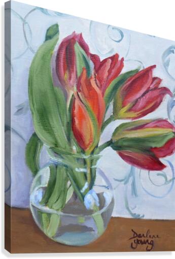 Spring Tulips Canvas Print