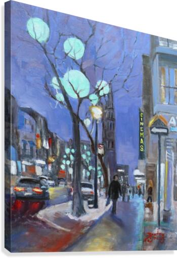 St Denis UQAM Canvas Print
