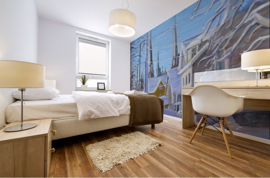 Steeples Mural print