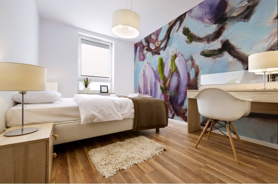 Magnolias Mural print