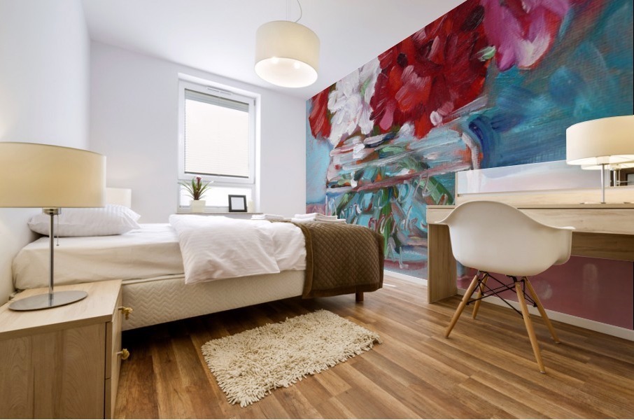 Carnations Mural print