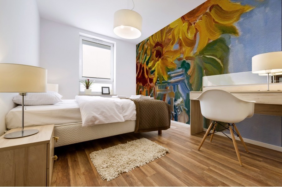 Sunflowers Mural print