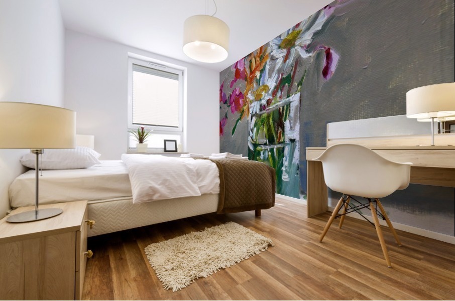 Wild Flowers Mural print