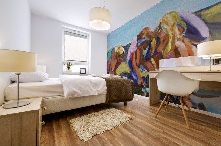 Look Mural print