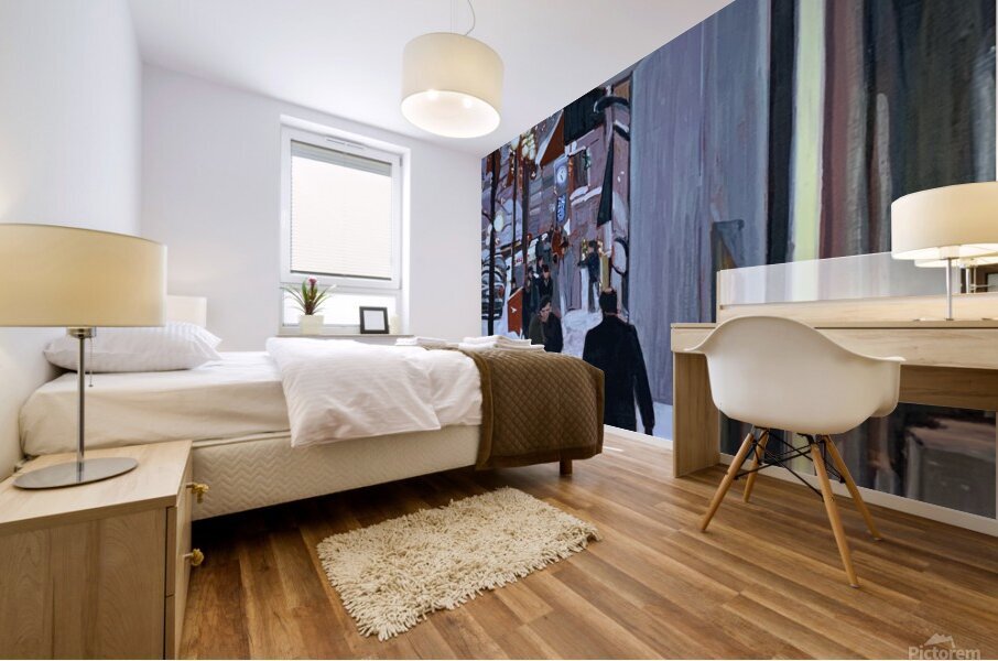Crescent Street Mural print