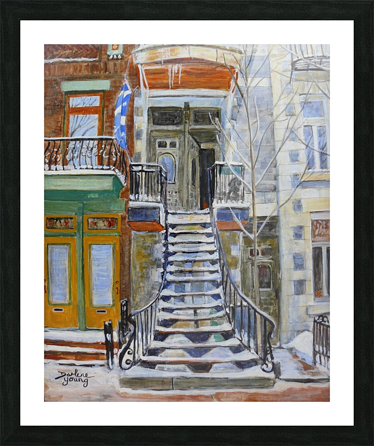Open Door Picture Frame print