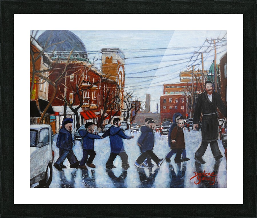 Safe Crossing Picture Frame print