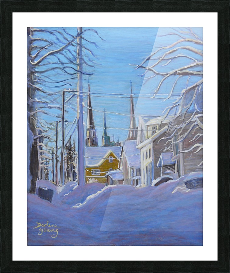 Steeples Picture Frame print