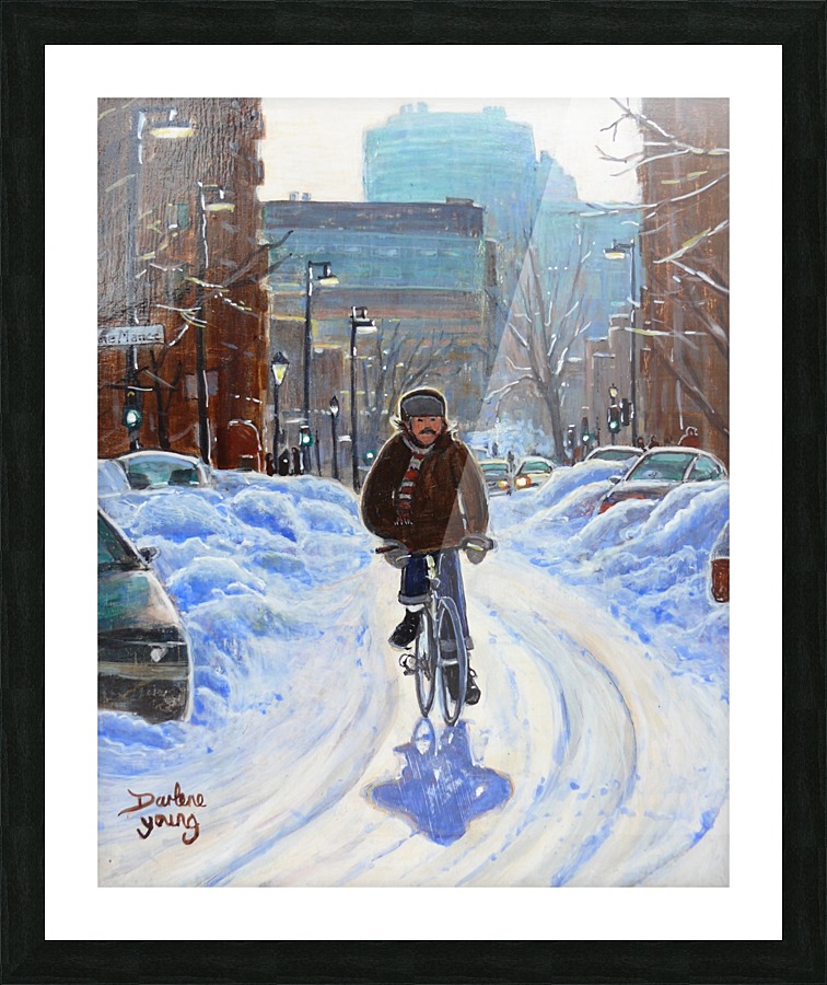 Snowmobile Picture Frame print