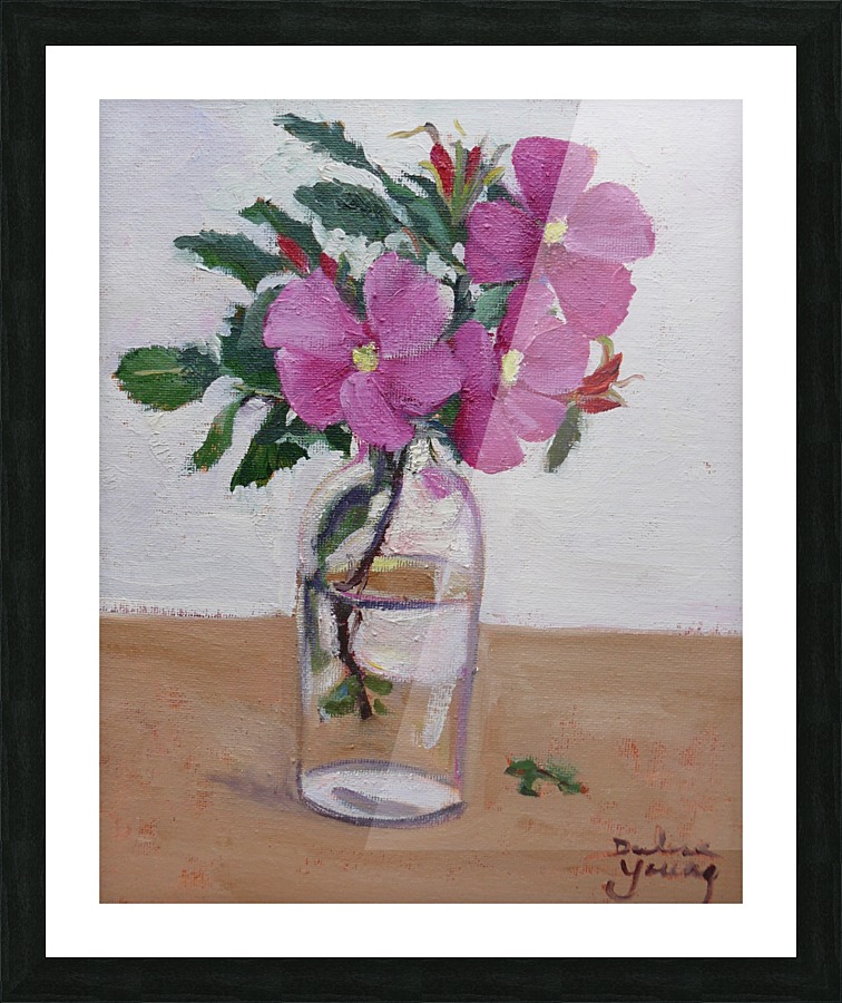 Wild Roses  Picture Frame print