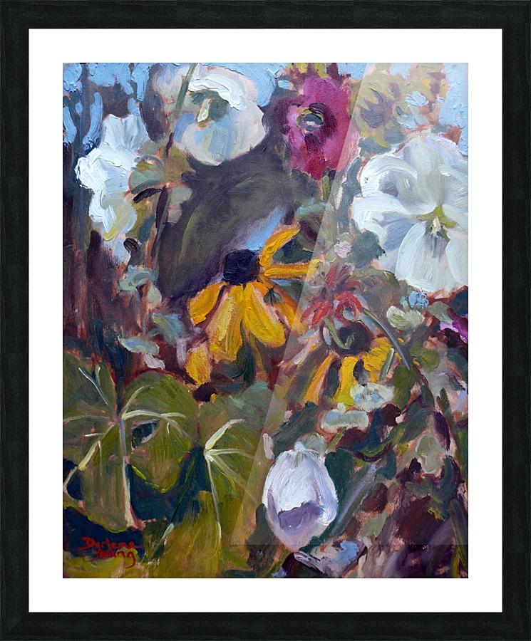 Tangled Garden Picture Frame print