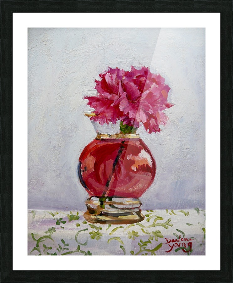 Little Carnation Picture Frame print