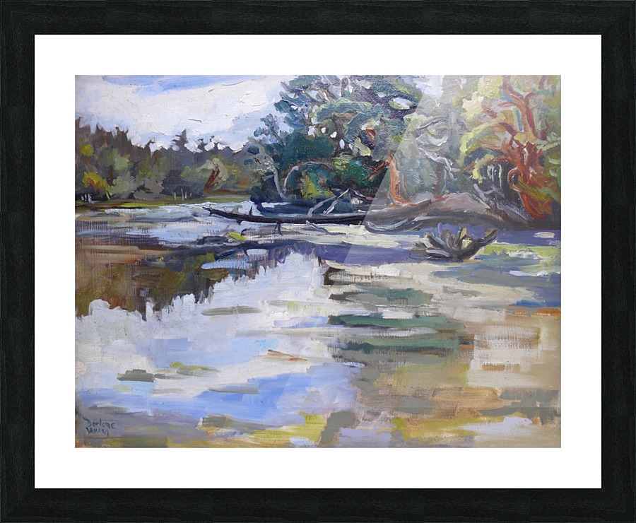 Wittys Lagoon Picture Frame print