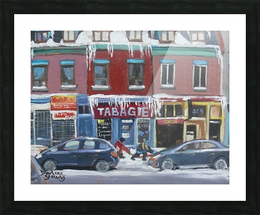 Tabagie Picture Frame print