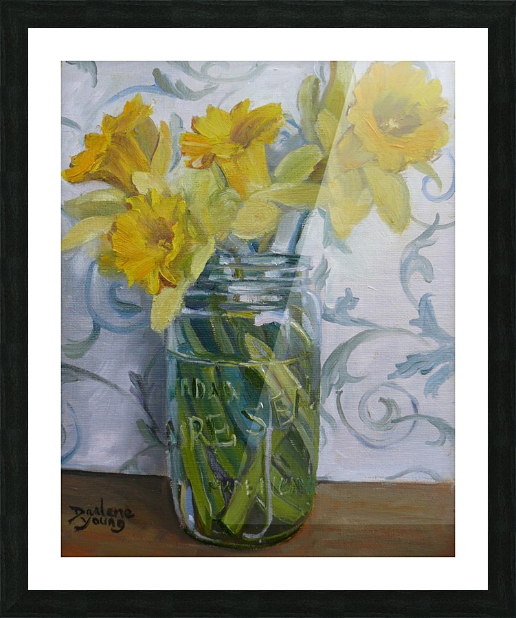 Daffodils Picture Frame print