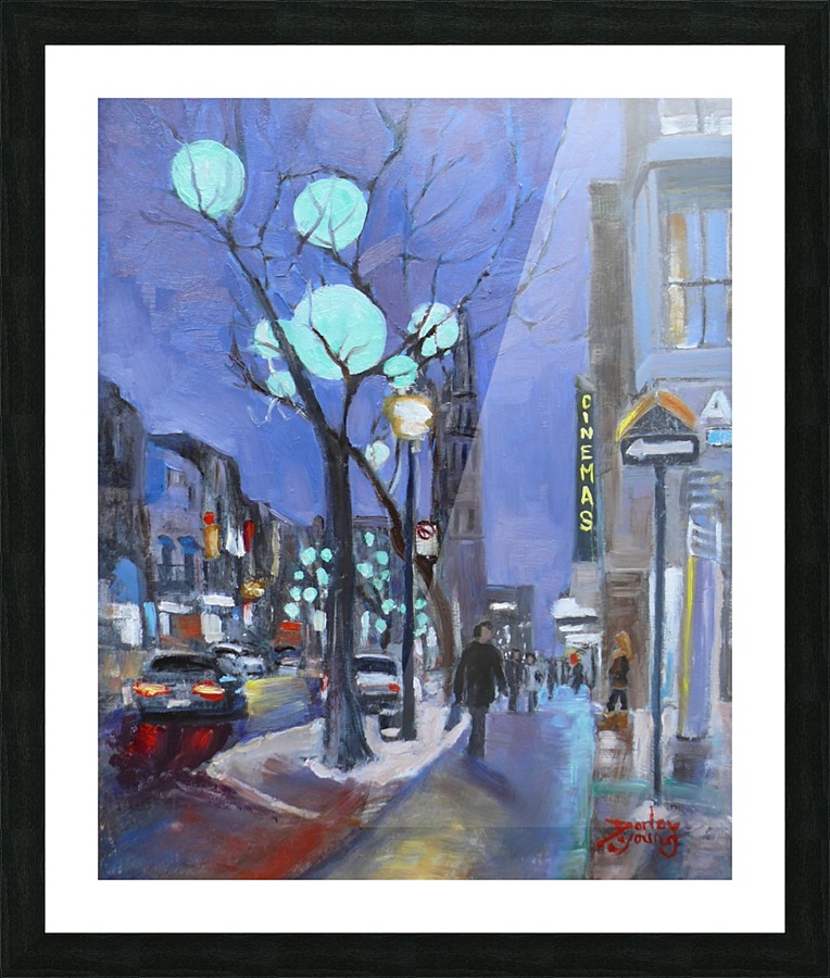 Rue St Denis Picture Frame print
