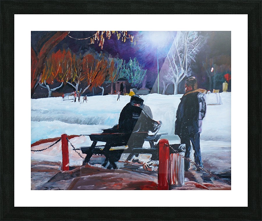 After school skate Picture Frame print