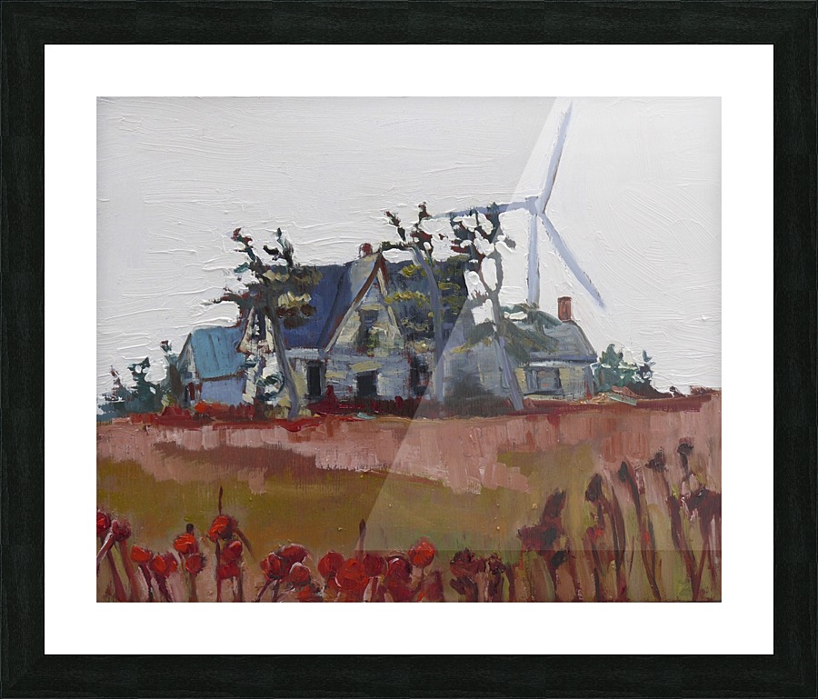 Wind Power  Picture Frame print