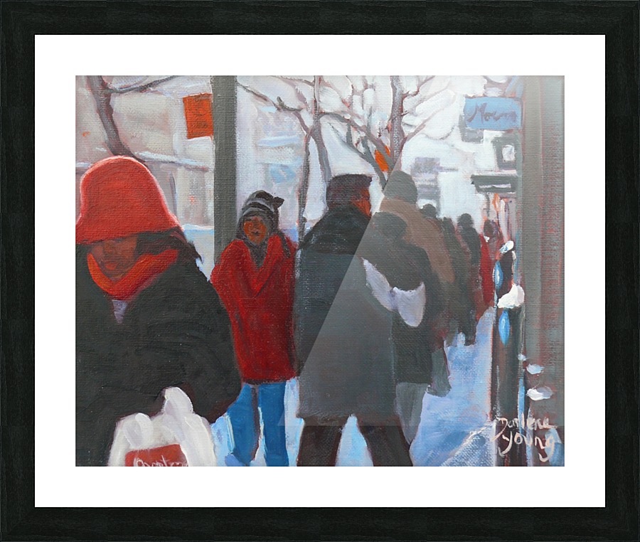 The Red Hat Picture Frame print