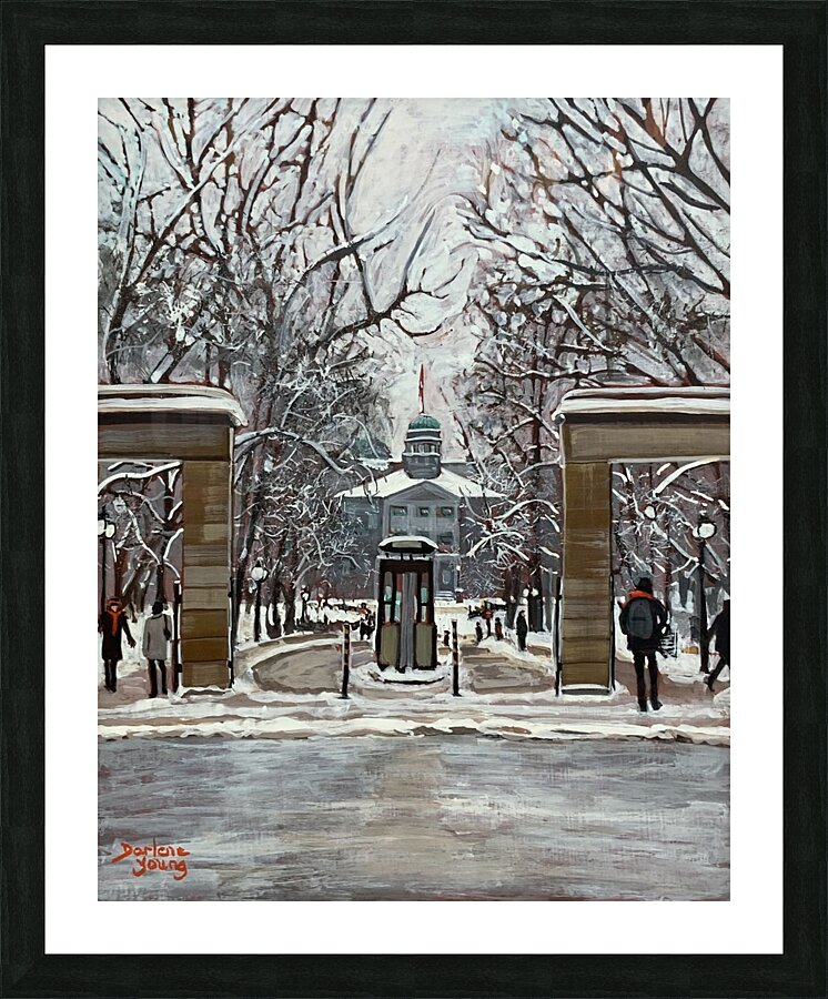 McGill Gates Picture Frame print