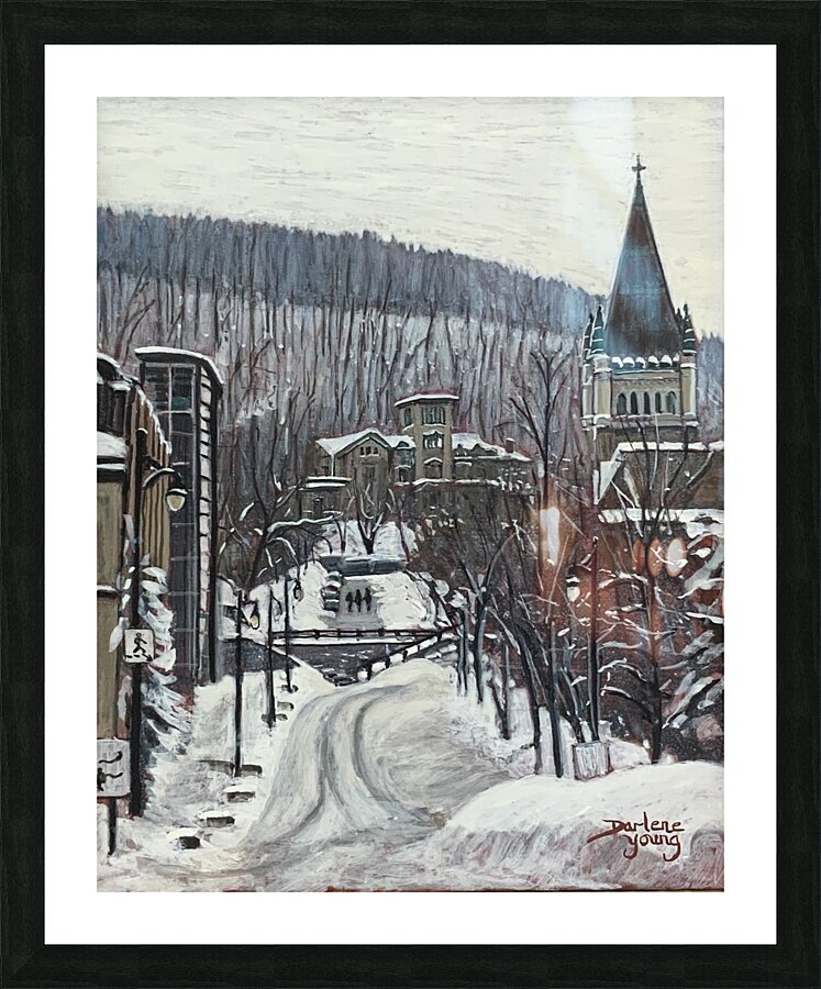 Towards Mount Royal Picture Frame print
