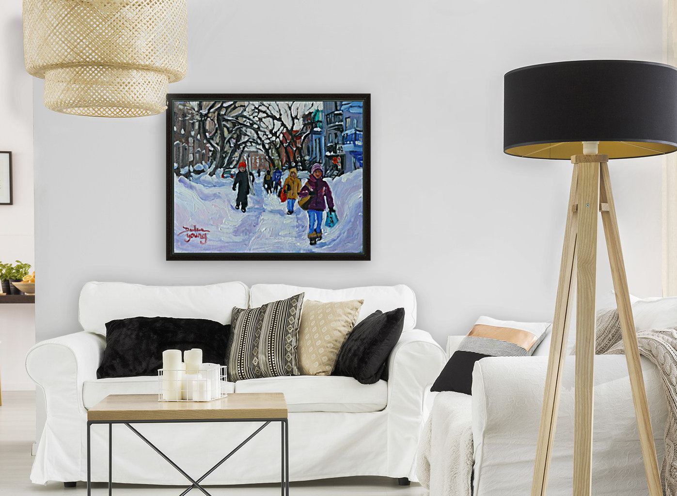 Le Plateau, Going Skiing Reproduction