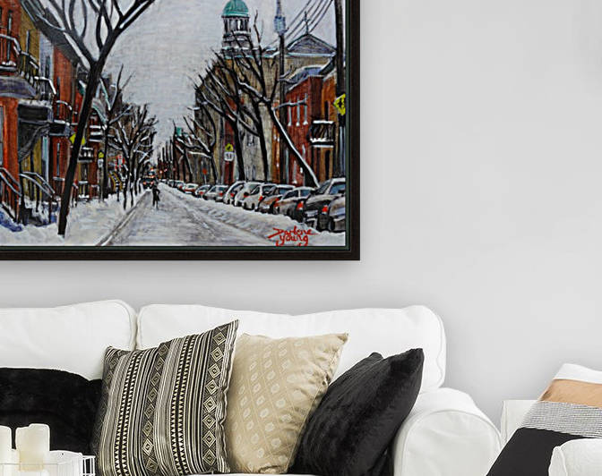 Le Plateau Mont Royal by Darlene Young Canadian Artist