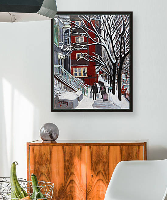 Aylmer Street McGill Ghetto by Darlene Young Canadian Artist