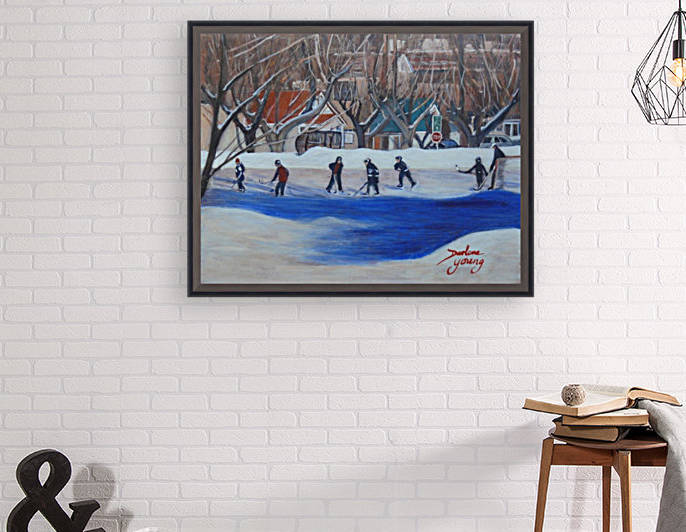 Skills and Drills by Darlene Young Canadian Artist