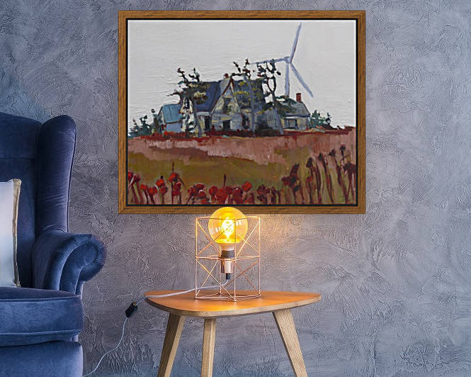 Wind Power  by Darlene Young Canadian Artist