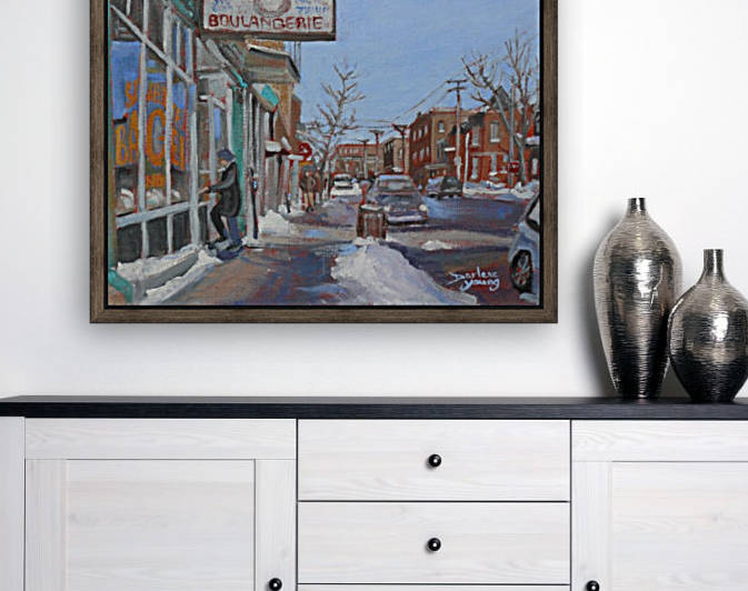 St Viateur Bagel by Darlene Young Canadian Artist