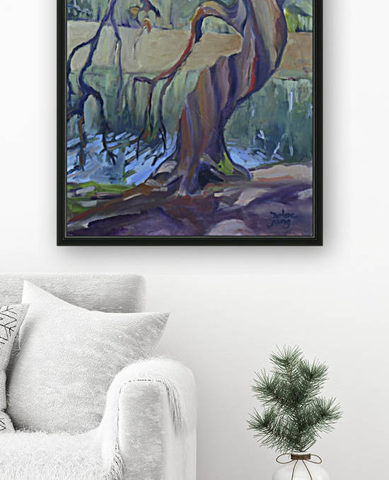 Twisted Tree  by Darlene Young Canadian Artist
