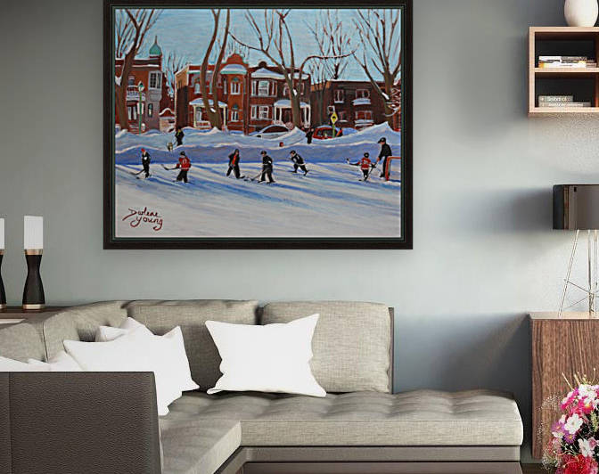 Skills and Drills by Darlene Young Canadian Artist