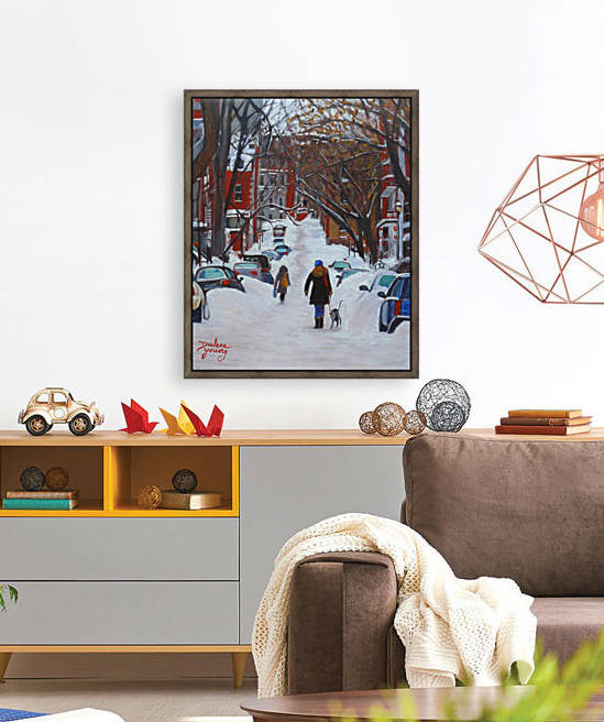 Lorn Avenue McGill Ghetto by Darlene Young Canadian Artist