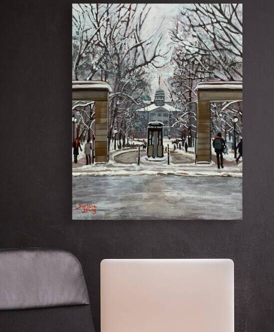 McGill Gates by Darlene Young Canadian Artist
