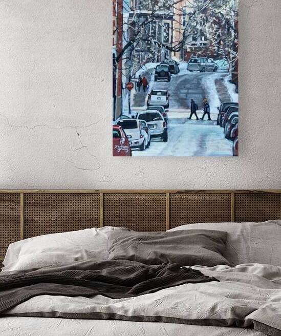 Lorne Crescent McGill Ghetto by Darlene Young Canadian Artist