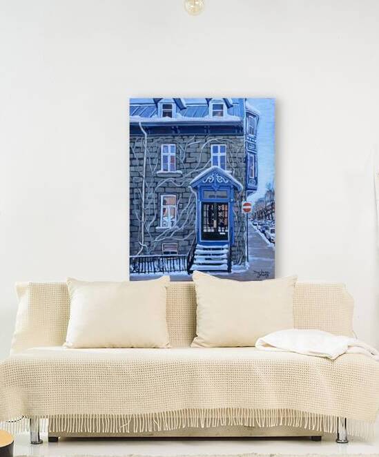 Cute mcGill Ghetto House by Darlene Young Canadian Artist