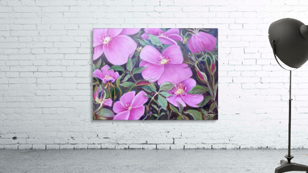 Wild Roses Wall Preview