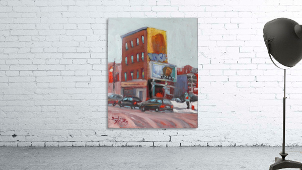 Ste-Catherine Est Scene Wall Preview
