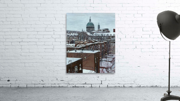 Montreal Rooftops Wall Preview