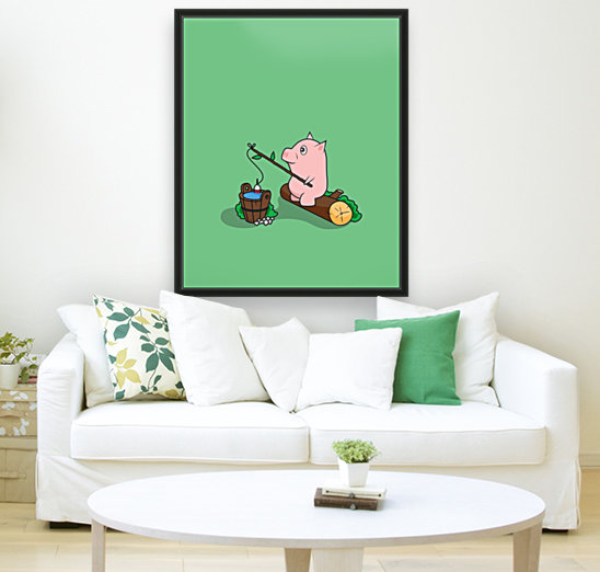 Gone Fishing Reproduction