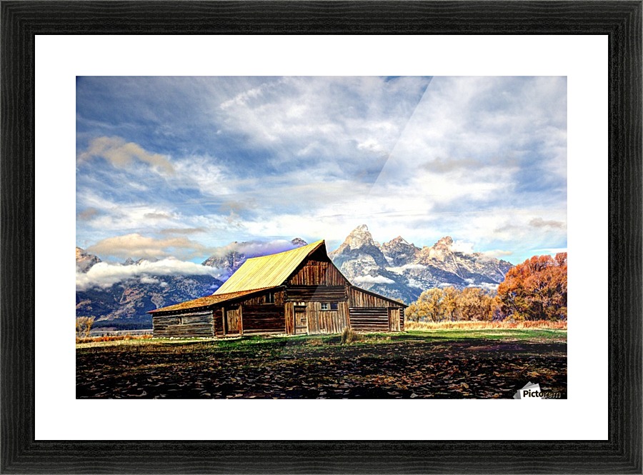 Mormon Row   Jackson Hole Picture Frame print