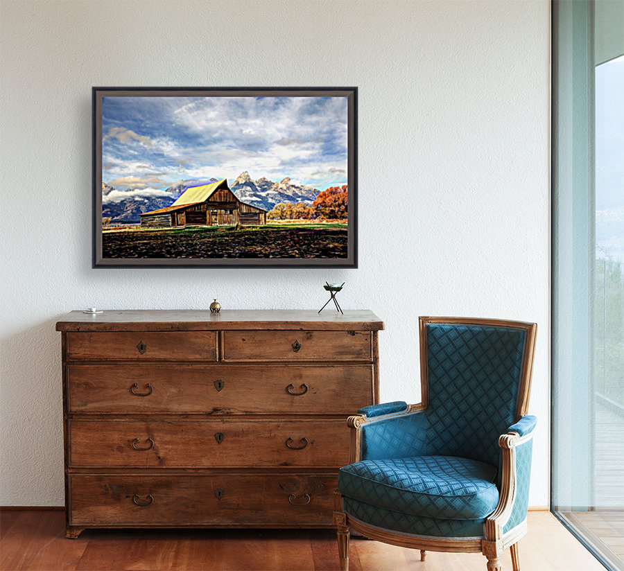 Mormon Row   Jackson Hole Reproduction