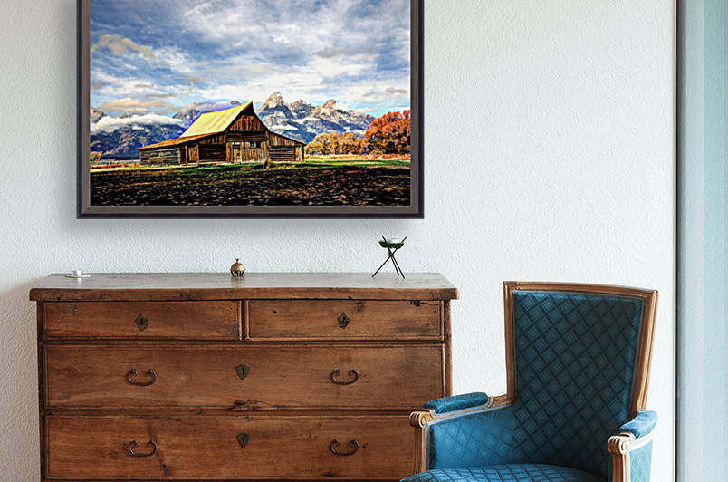 Mormon Row   Jackson Hole Reproduction
