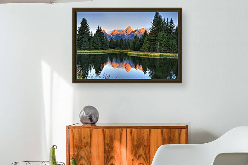 Beavers View of Tetons by Dennis Blum