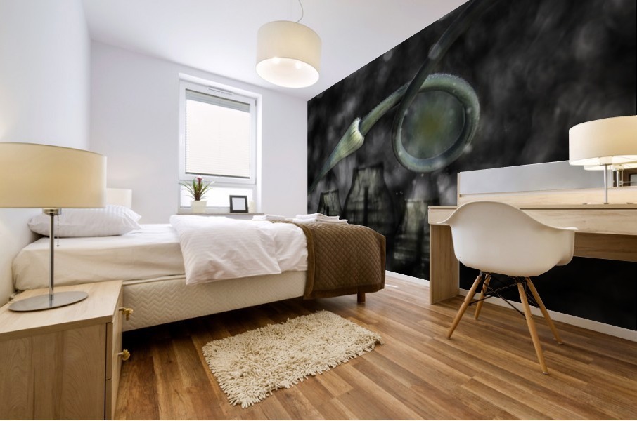 Garlic Lanterns Mural print