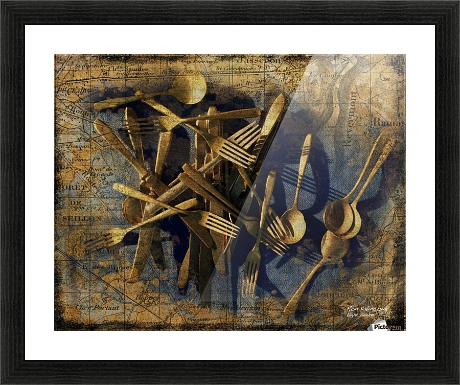 Forks and Spoons Picture Frame print